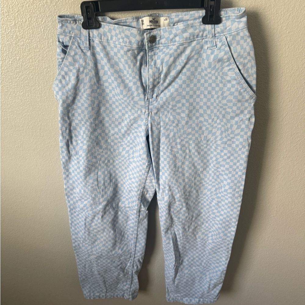 Blue Checkered Pants